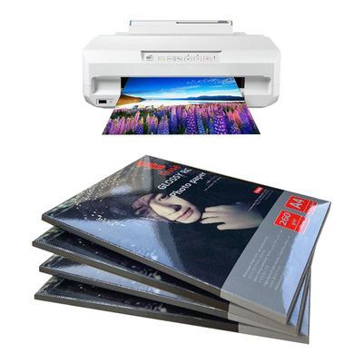 इंकजेट प्रिंटर के लिए रेशमी बुना राल लेपित फोटो पेपर A4 260gsm पनरोक